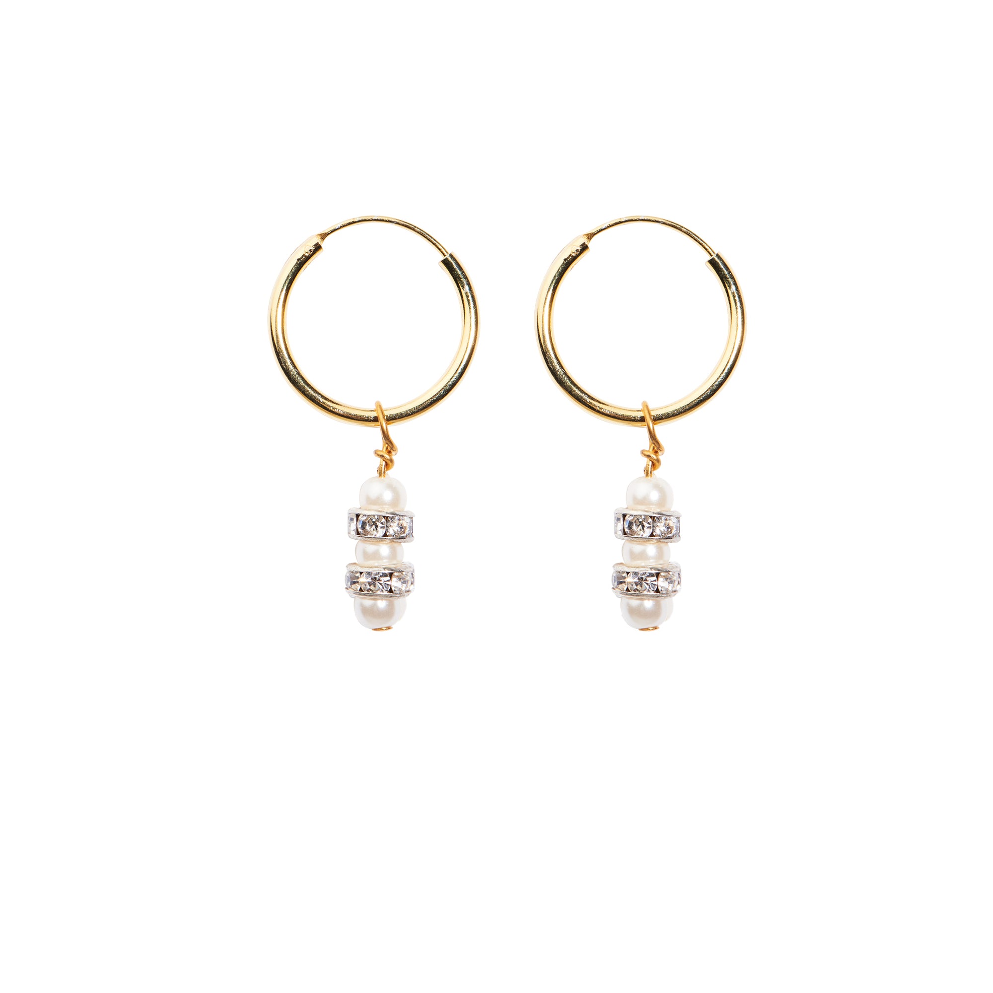 Bottega Veneta® Women's Small Drop Earrings in Yellow gold. Shop online now.